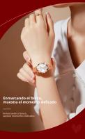 Reloj De Cuarzo Para Mujer OLEVS 5530 Versátil Moda Resistente Al Agua Con Correa De Malla Dial De Amor Luminoso Reloj De Pulsera Original - details 4