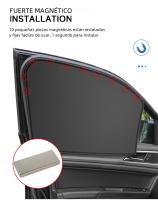 Cortina De Ventana Lateral Para Coche Con Protección Solar Magnética UV Privacidad Personal Anti-Resplandor Verano Auto Sunshade - details 2