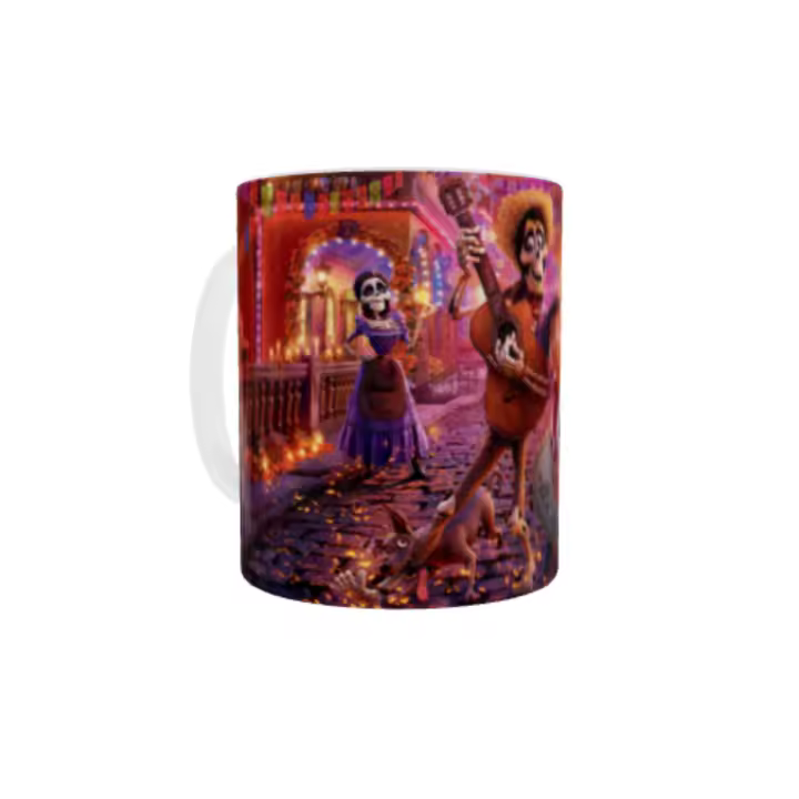 Taza Cerámica Héctor y Miguel Coco Desayuno Ideal PAra Regalar - 1