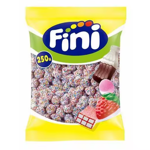 FINI MORAS MULTICOLOR bolsa 250u gominolas de calidad y sabor Fini aproxi 1.67kg - 1
