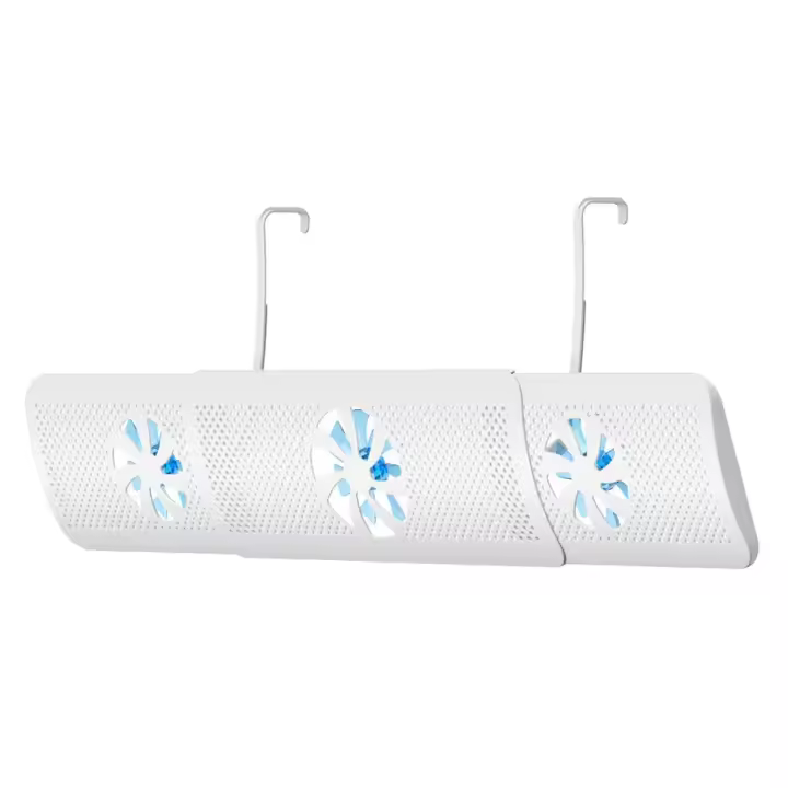 Protector De Viento Ajustable Para Salida De Aire Acondicionado PVC Cubierta Anti-Exceso De Ventilación Y Polvo - 1