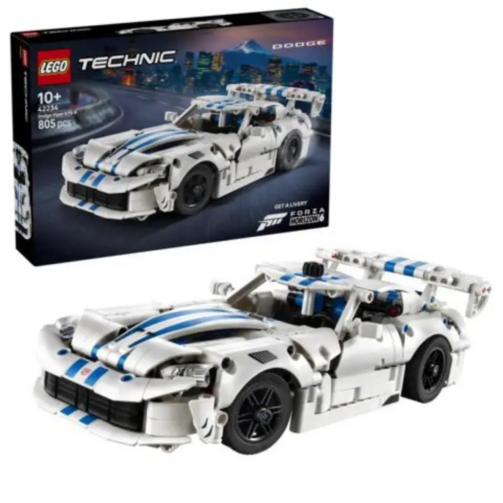 LEGO® 42234 Technic Deportivo Dodge Viper GTS-R – Coche de Carreras de Juguete - 1