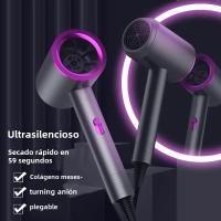 Secador De Pelo Ultra Silencioso De Alta Potencia Con Luz Azul Y Iones Negativos Para Cuidado Del Cabello Secado Rápido ROFAELEC - details 0