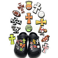 Encantos De Deporte Para Zapatos PVC Para Béisbol Baloncesto Fútbol Tenis Voleibol Rugby Accesorios De Zapatillas DIY Regalo - details 0