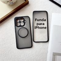 Funda Transparente Mate Para Magsafe Carga Inalámbrica Xiaomi 17T 15T pro Anti-caída Protección Choque Bumper Cubierta Dura PC - details 1