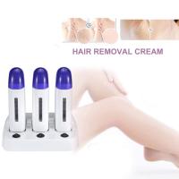 3 calientan portátile de Rodillos de Cera para depilación Femenina, depilación Doméstica y de Salón con cartuchos. - details 0