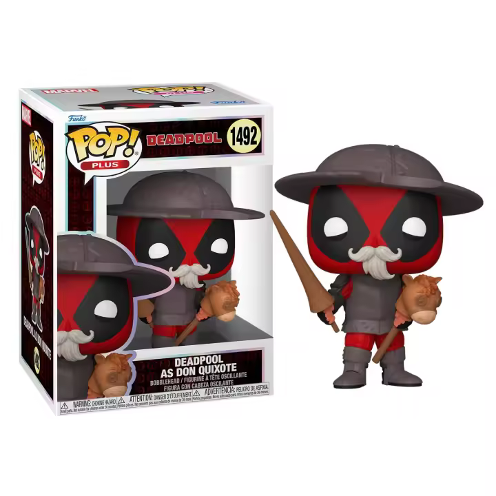 Funko Pop Plus Marvel Deadpool - Deadpool como Don Quijote 1942 Figura Coleccionable - 1