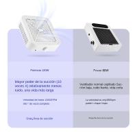 Extracorredor De Uñas Sin Escobillas De 120W Con Alta Succión Filtro Y Bajo Ruido Para Manicura Limpiador De Polvo De Uñas - details 16