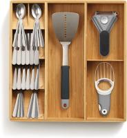Tienda de cajones Joseph Joseph ™ Bambú, organizador de cajón para cubiertos y utensilios, bambú natural. - details 2