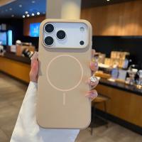 Funda De Teléfono De Silicona Líquida De Lujo Magnética Para Carga Inalámbrica Compatible Con iPhone 17 Air 17 pro Max Bumper Color Sólido - details 11