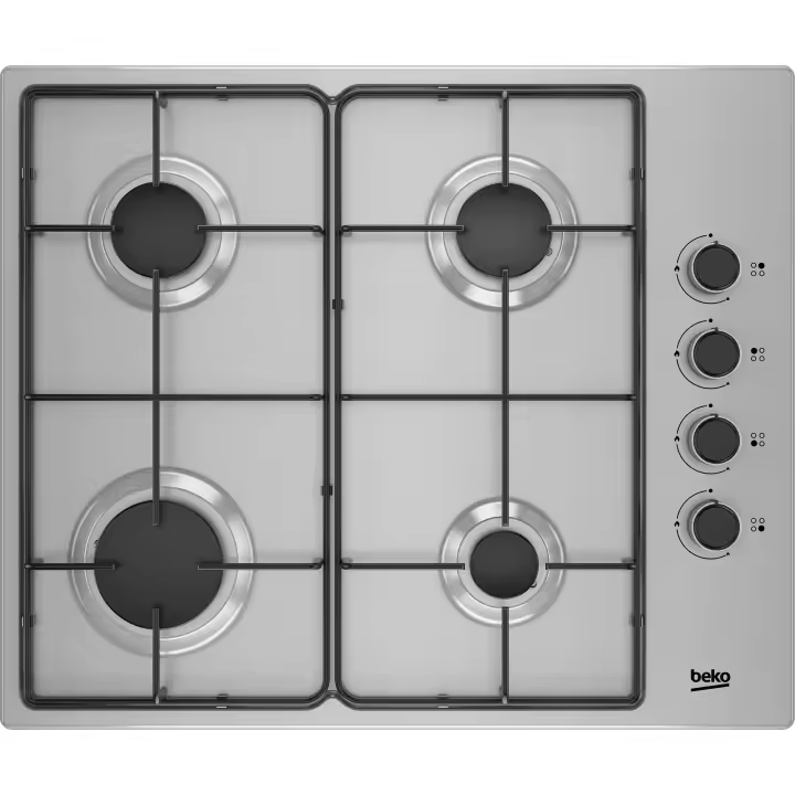 Placa de gas Beko HIGG 64103 SXN de 4 quemadores Natural - 1