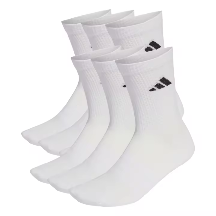 Calcetines Adidas 3 y 6 Pares Algodón - Modelo Clásico Unisex - Varios Colores - Formato 3 Pares y 6 Pares - Algodón y Tejido Técnico - Suaves y Duraderos - Transpirables - Evita Rozaduras - Resisten muchos Lavados - 1