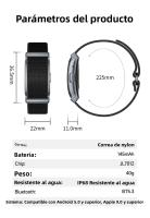 Nuevo Smartwatch Deportivo Fitness Tracker Para Hombres Y Mujeres Monitor De Corazón Y Sueño Pedometro Resistente Al Agua Con Recordatorio De Llamadas Pulsera Inteligente - details 21