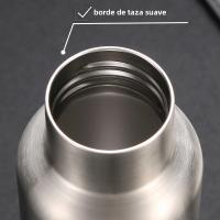 Botella De Agua Deportiva De Acero Inoxidable Con Capacidad Grande Y Boca Ancha a Prueba De Fugas Para Ciclismo - details 3