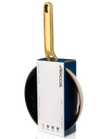ARCOS Samoa Iconic Beige - Sartén Antiadherente Cerámico (20 cm) - Aluminio Forjado - Mango Dorado de Acero Inoxidable - details 2