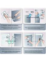 Película De Ventana Self-Adhesiva Negra Para Bloquear El Sol Y Aislamiento Térmico Privacidad Decorativa Para El Hogar - details 2