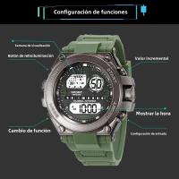 Reloj Deportivo Para Hombres 30M Impermeable Multifuncional Reloj Militar Digital Inteligente Reloj De Pulsera Electrónico Para Hombres Y Niños - details 6