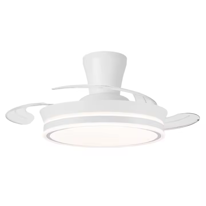 OFERTA Ventilador de techo PITIJOPO con motor DC 6 velocidades Tecnología Led muy eficiente 45W tres tonalidades, Control remoto con temporizador, luz REGULABLE en color e intensidad, MEMORIA motor inverter verano/invierno ultra silencioso. - 1