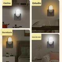 Luz Nocturna LED Mini Con Interruptor De Encendido Y Apagado Protección Para Los Ojos Ideal Para Dormitorio Cuidado Del Bebé Sala De Estar - details 4