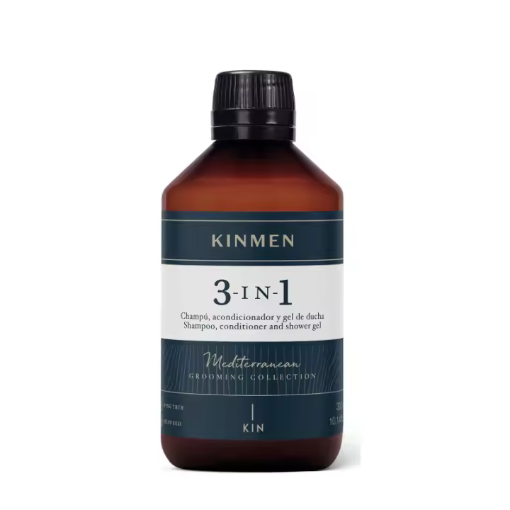 Kin Cosmetics Champú Kin Kinmen 3 en 1 para Cabello y Piel - Protección E Hidratación - 300ml - 1