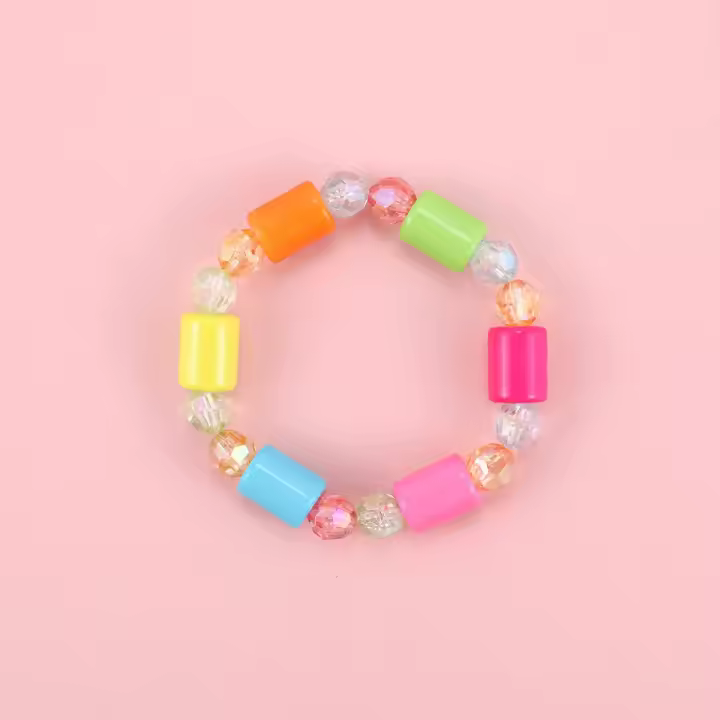 Juego De Joyería Para Niñas Con Collar Y Pulsera De Bolas Dulces Y Lollipop Charm Regalo De Cumpleaños Para Niñas - 1