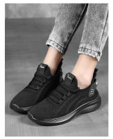Zapatillas Casuales Para Mujer Transpirables De Malla De Aire Con Punta De Calcetín Slip-on Outdoor Zapatos Con Plataforma Gruesa - details 2