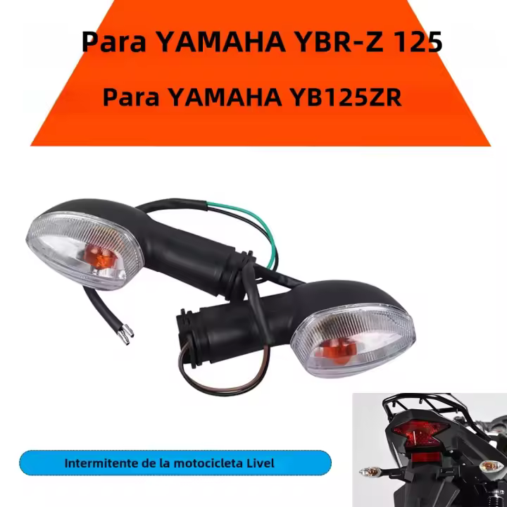 Lámpara De Señal De Giro Para Motocicleta Flasher Light Indicator Para YAMAHA YBR Z 125 YS125 XT125 YBR Z 125 Z 125Z YBRZ 125 YB125ZR - 1