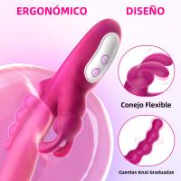 Vibrador Para Adultos Sex Toy De Silicona Estimulador De Clítoris Dildo Con Vibration De Penetración Para Vagina Y Anal Juguete Erótico Para Mujeres - details 11
