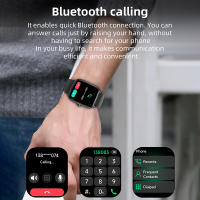Ostark Reloj Inteligente 1.85" TFT-LCD IP68, Llamadas Bluetooth, Corona Giratoria, 100 Modos Deportivos, Monitor de Ritmo Cardíaco 24H, Presión Arterial, SpO₂, Sueño, Diales Personalizables, Gadgets Inteligentes, Batería 350mAh, Autonomía 5-7 Días - details 7