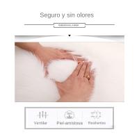 Carpetas De Pelo Largo Y Suaves De Imitación De Cordero Antideslizantes Para Piso Protección De Piso Para Dormitorio Tapetes De Cordero Lavables - details 1