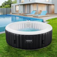 AREBOS Spa Hinchable de Hidromasaje Al Aire Libre Masaje Inflable Redondo con LED 208 Cm - Para Hasta 6 Personas - details 16