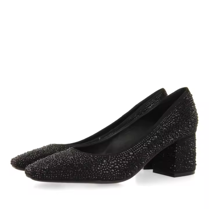 Gioseppo - Zapatos de Salón Negros con Detalle de Cristales para Mujer - 1