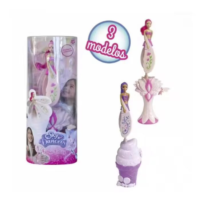 Muñeca Bizak Sky Dancers Voladora - 3 Modelos Surtidos - 1