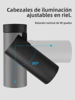 Spotlight LED Plegable Foco Spot Para Techo Interior Decoración De Hogar Y Tienda Luz De Calle 220V Bombillas LED Sin Certificación - details 3