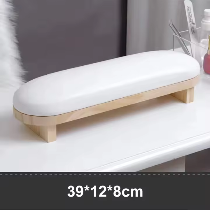 Almohadilla De Manicura Almohadilla De Cuidado De Manos Material De Cuero Suave Cómodo Resistente Al Desgaste Almohadilla De Mejilla Desmontable Herramienta De Mejora De Uñas - 1