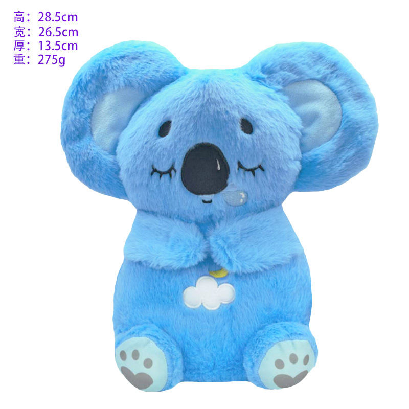 The Sleeping Relief Koala: Alivio del Sueño Respiración de Ansiidad Koala, Respiración de Animales de Plush PARA LA Ansiidad, Koalas calmantes para dormir con Ritmos de respiración y Luces musicales
