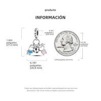 Encantos De Viaje Para Café Plata Charms Para Perros Y Gatos Corazón De Cuentas Adecuados Para Pulsera Original DIY Tendencia Clásica Vintage Romántica - details 497