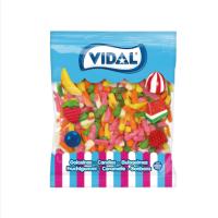 VIDAL Mini Dedos bolsa 1 Kg sabor a Fresa Chuchería en forma de dedos en tamaño mini con un dulce sabor a fresa y una textura blandita y brillante sin gluten sin grasa sabor original Vidal garantizado - details 3