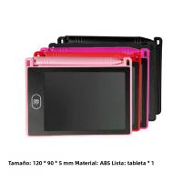 Tablero De Dibujo Electrónico Portátil Para Niños 4.4 Pulgadas Pizarra De Arena Monocromática Juguete De Graffiti De Plástico PVC - details 4