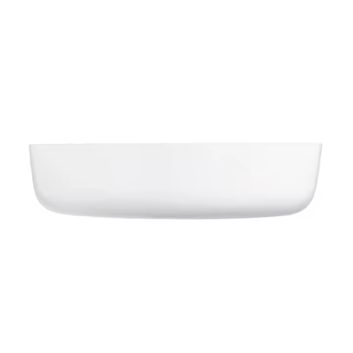 Fuente Redonda blanca Diwali Luminarc – Vidrio Opal 26 y 30 cm – Alta Resistencia y Estilo Minimalista - 1