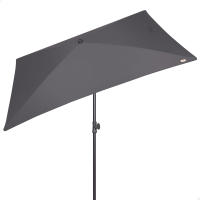 AKTIVE Sombrilla terraza rectangular, Sombrilla balcón, 200x125 cm, Protección UV30, Mástil de Ø28/32 mm, Sombrillas grandes, Sombrilla inclinable, Sombrilla grande terraza, Sombrilla terraza - details 0