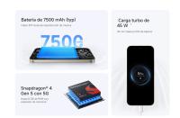 Móvil Xiaomi Redmi 17 5G 256 GB + 4 GB RAM Pantalla de 6,9" Snapdragon® 4 Gen 5 Cámara principal de 50 MP 7500 mAh (typ) Versión ES (Cargador no Incluido ) - details 0