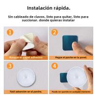 Lámpara Nocturna LED Con Sensor De Movimiento Recargable Por USB Para Armario De Cocina Escalera Luz De Armario Inalámbrica - details 12