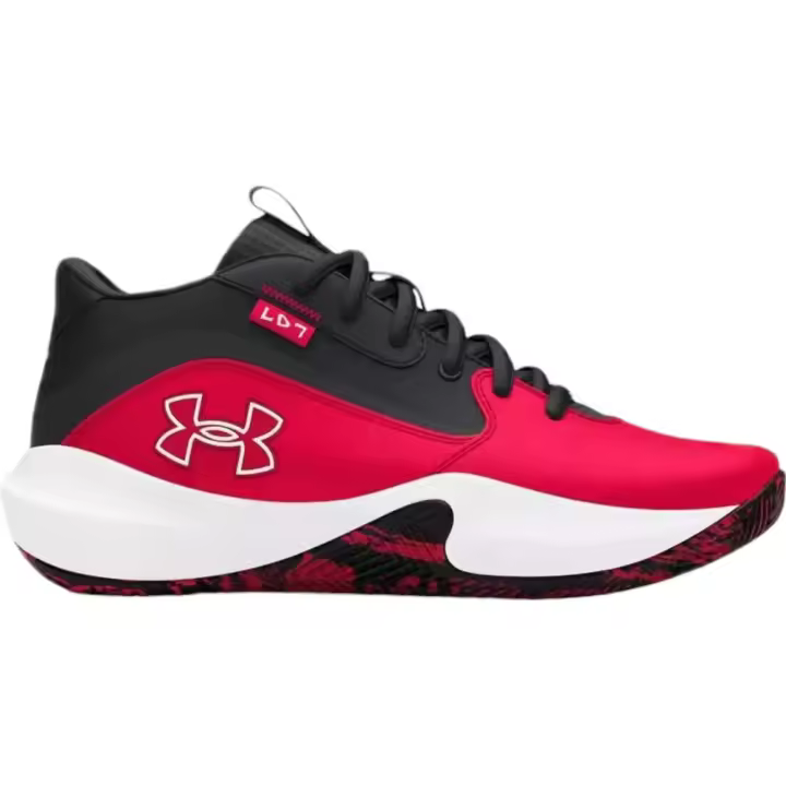 Zapatillas Under Armour Gs Lockdown 7 Rojo 3028513-600 Baloncesto Niño Niña - 1