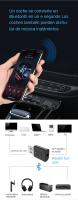 Receptor Transmisor Bluetooth USB 5.0 Adaptador De Audio Para Coche TV Y Computadora Convertidor Inalámbrico 2-en-1 Plug And Play - details 1