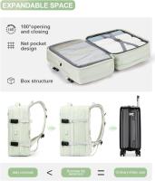 Mochila de Viaje en Cabina de Avión 45x33x22 Maleta de Cabina para Mujer Mochila pequeña Bolsa de Viaje Equipaje de Mano Bolsa de Cabina Mochila Impermeable para portátil para Hombre con USB - details 0