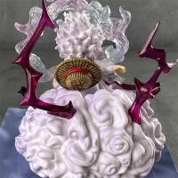 Figura De Anime One Piece Luffy Nika Sentado 13cm Estatua Coleccionable Decoración De Escritorio Regalo Modelo Bandai - details 3