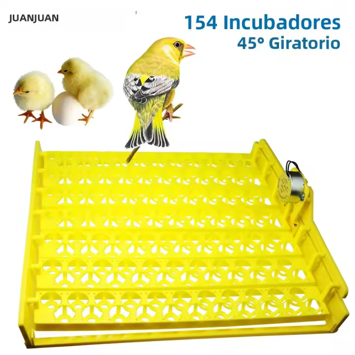 Incubador De Huevos Automático 56 154 Huevos De Pato Pollo En Venta 220V Con Bandeja Giratoria Para Aves Y Patos Máquina De Eclosionamiento - 1