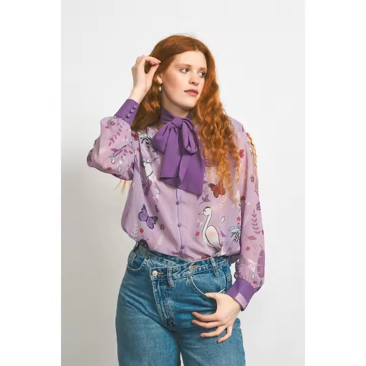 Blusa lila -Anabel Lee- Lorena - 1