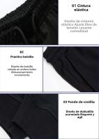 Pantalones De Lijero De Algodón Para Hombre Con Estampado De Lujo Y Forro De Fleece Para Otoño E Invierno Pantalones De Correr Cálidos Y Rectos Para Exteriores - details 8